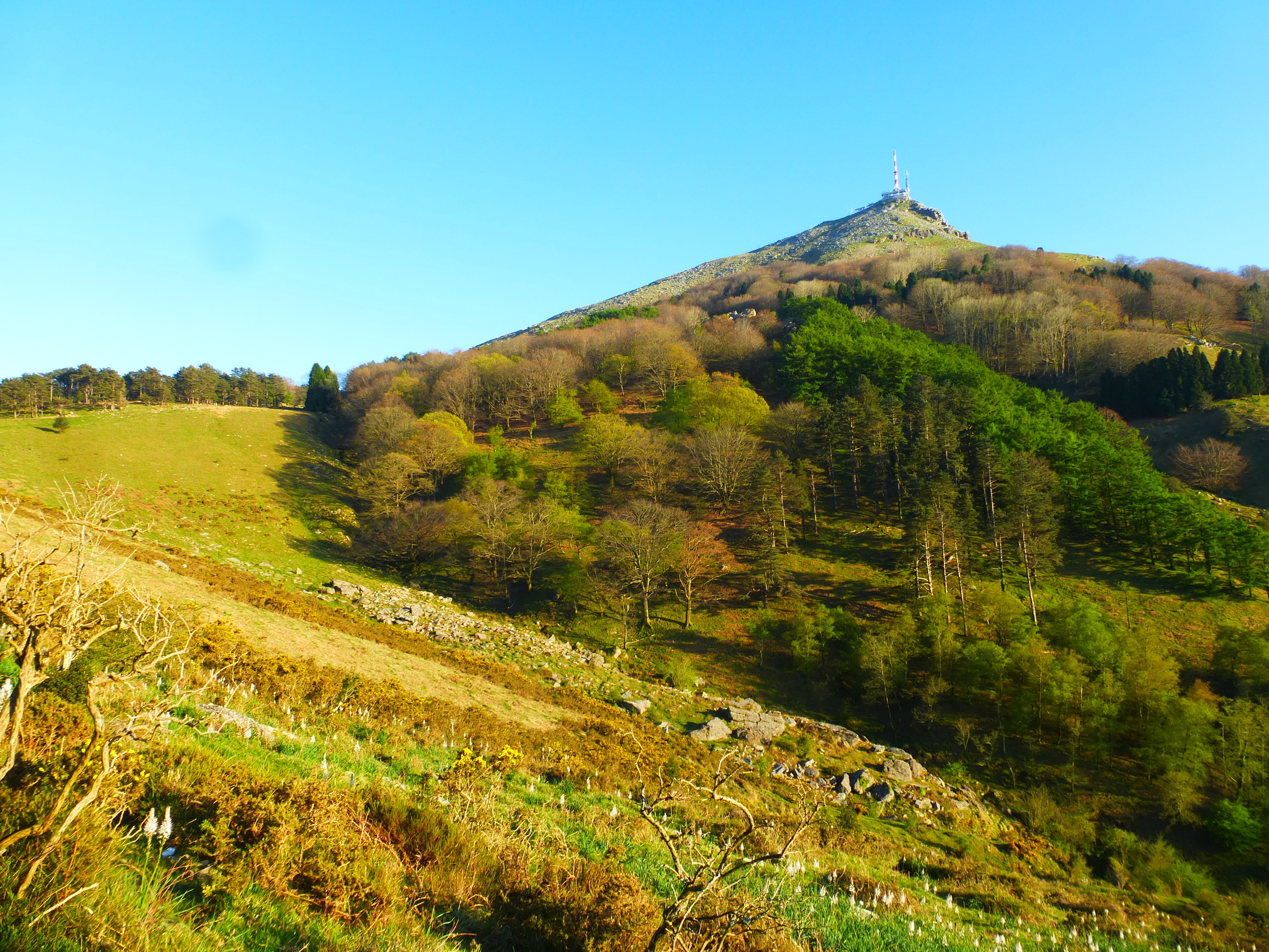 Larrún desde las inmediaciones del collado.