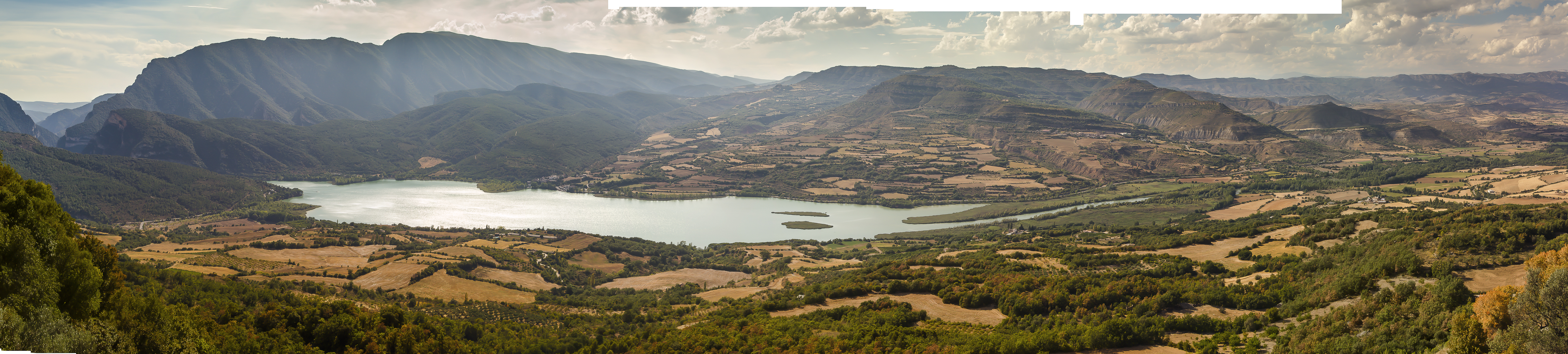 Embassament de Terradets, vist des de Llimiana